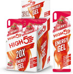 HIGH5 Energy Gel Quick Release Energy On The Go From Natural Fruit Juice (Berry, 20 x 40g)