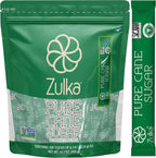 Zulka 100 Individual Sugar Packets for Coffee, 0.14 oz | All Natural & Non-GMO - Pure Cane Sugar Sticks, Azúcar Pura de Caña en Sobres Individuales, Breakroom Supplies, Coffee Condiments, Airbnb Essentials