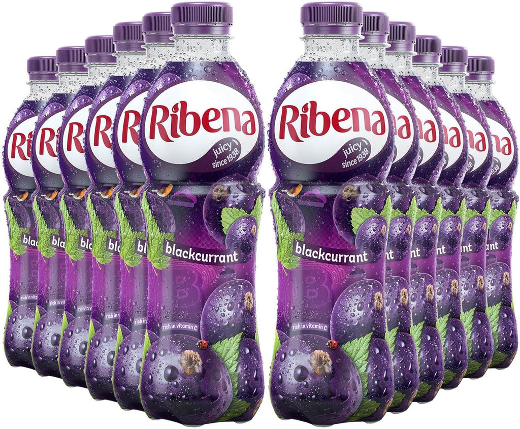 Ribena Blackcurrant juice drink, 12 x 500 ml