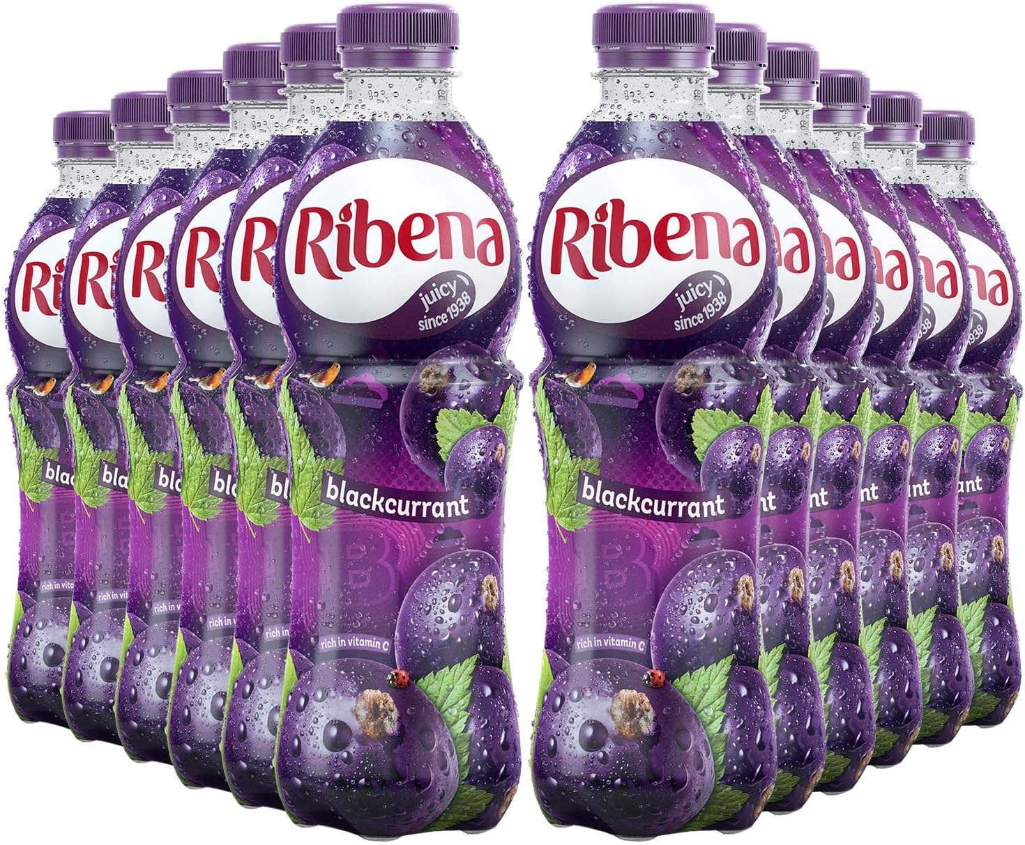 Ribena Blackcurrant juice drink, 12 x 500 ml