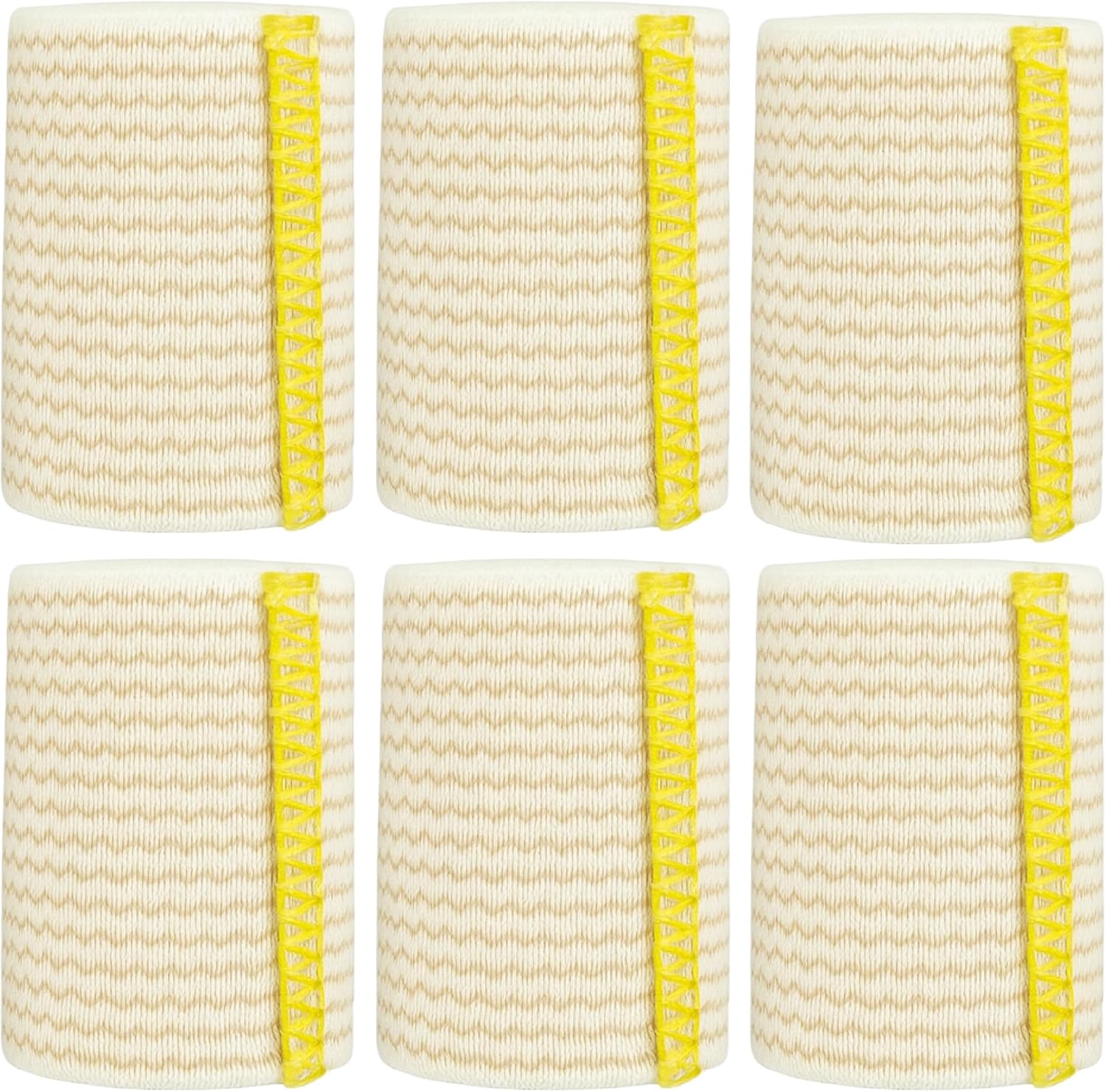 2-inch | Elastic Bandages by Spa Slender | Sports - Hook Loop Closure – Non-Latex - Compression - Injuries - Support | 6-Pack – up to 15 ft Stretched
