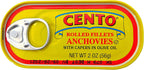 Cento - Rolled Fillets Of Anchovies With Capers In Olive Oil, (10)- 2 Oz. Tins