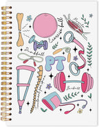 Physical Therapy Spiral Notebook, PT Physiotherapy Gifts Journaling Notebooks, Physical Therapist Gifts for Women Journal, Therapeutic Gifts Notebooks for Note Taking, 5.5x8.3 Inch