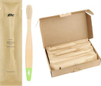Sea Turtle Plant-Based Bristles, Soft Bamboo Toothbrushes, Individually Sealed for Kids (10 Pack)