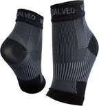 Vital Salveo-Germanium Recovery Plantar Fasciitis Ankle Sleeve Best Foot Compression Sleeves for Injury Recovery, Joint Pain, Improves Circulation, Reduce Foot Swelling, Arch Pain Relief-XL(Pair)