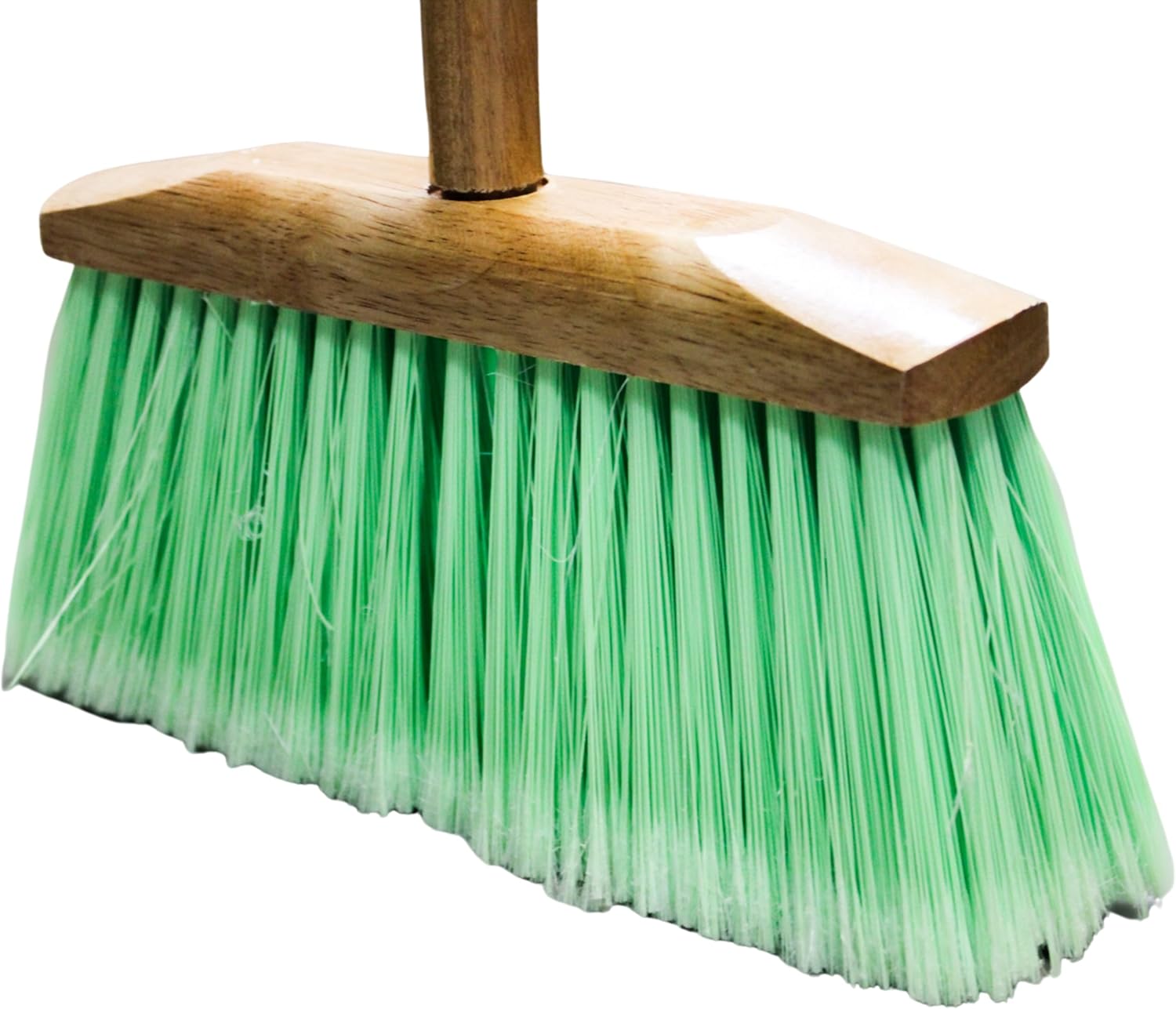 Indoor/Outdoor Heavy Duty Wooden Broom Brush, Sweeper, Head Replacement Soft bristles, Great use for Home, Kitchen, Room, Office, Patio, Deck Floor (Broom Head)