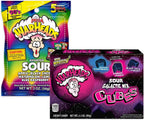 Warheads Extreme Sour Hard Candy, Assorted Flavors 2 OZ Bag | Warheads Galactic Mix Cubes Chewy Candy, 3.5 Ounce Bag