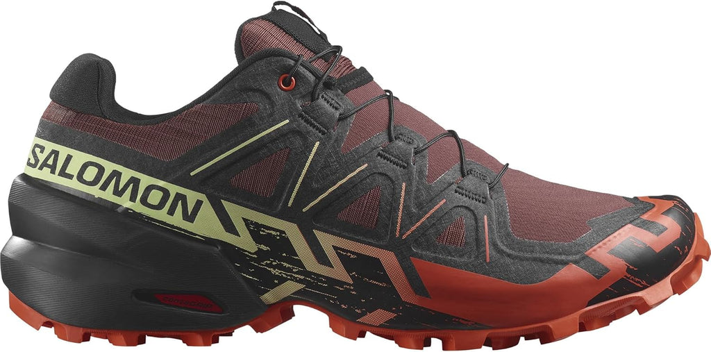 Salomon Mens Speedcross 6 Rum Raisin/Cherry Tomato/Cognac 10.5 Medium