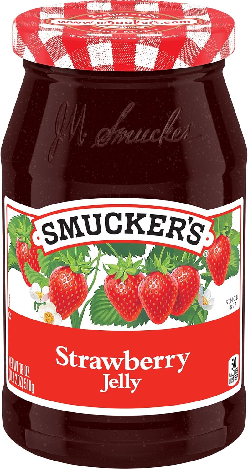 Smucker's Strawberry Jelly, 18 Ounces (Pack of 6)
