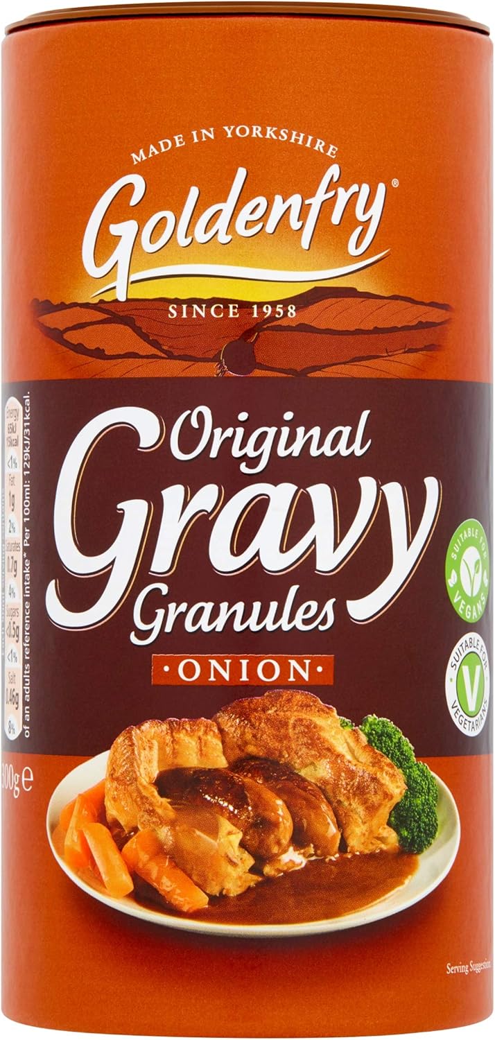 Goldenfry 452945 Onion Gravy Granules 300g, Aluminium, White