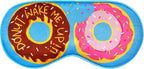 ANTI BASIC Funny Silk Sleep Masks with Adjustable Strap, Comfortable and Soft Eye Masks Gift for Women (Donut) …