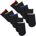 Healifty 10pcs Breathable Nylon Finger Sleeves for Gaming Comfortable Touchscreen Cover for Phones Tablets Reduce Friction Improve Game Performance