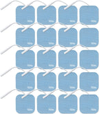 Discount TENS Wired Electrodes – 2"x2" HealthMateForever Compatible Replacement Pads, 20-Pack Premium Self-Adhesive TENS Unit Electrodes for Pain Relief, Therapy, Recovery & Muscle Stimulation