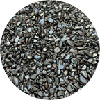 Wholesale Natural Semi Tumbled Hematite Gemstone Chips, Hematite Crushed Mini Crystals, Undrilled Crystal Chips (Hematite Small, 0.5 Pound)