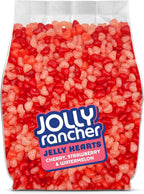 Jolly Ranchers Jelly Hearts Mothers Day Candy Bulk 2lb - Bulk Candy Heart Shaped Jelly Beans, Red & Pink JollyRancher Hearts for Gifts & Party Favors - 2 Pounds