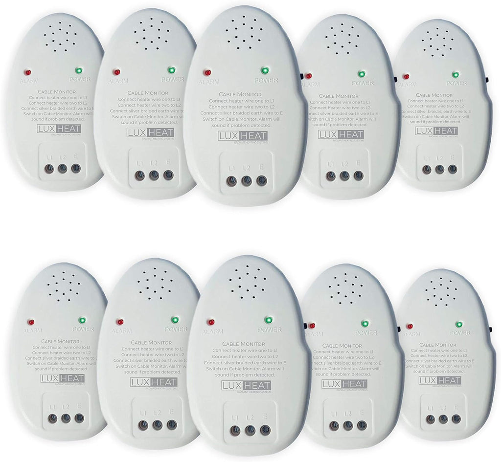 LuxHeat Radiant Floor Heating Installation Cable Monitor, Circuit Check Instant Alarm/Screamer. Monitors Continuity and Insulation During Installation. Compatible With All Electric Underfloor Heating