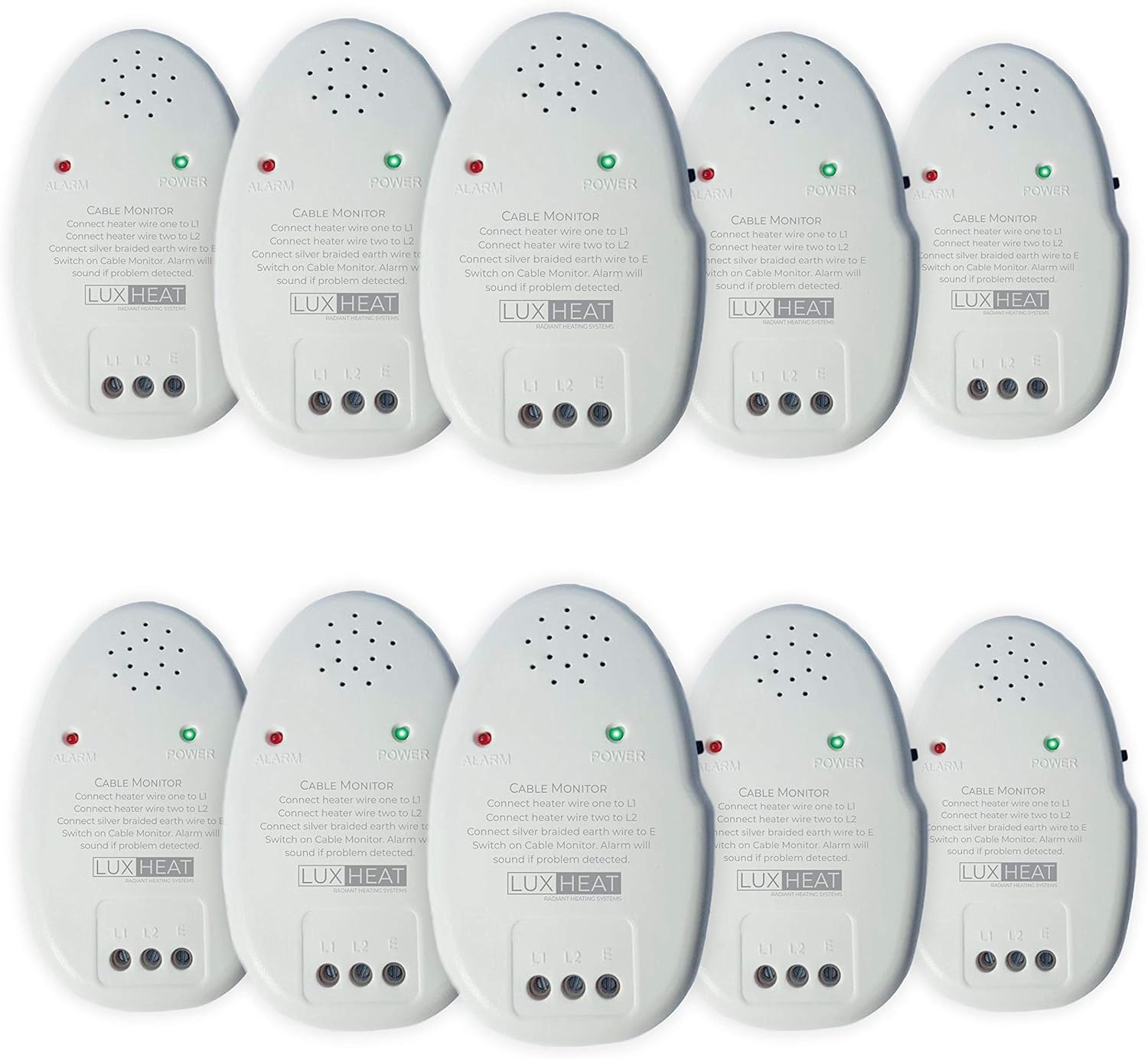 LuxHeat Radiant Floor Heating Installation Cable Monitor, Circuit Check Instant Alarm/Screamer. Monitors Continuity and Insulation During Installation. Compatible With All Electric Underfloor Heating