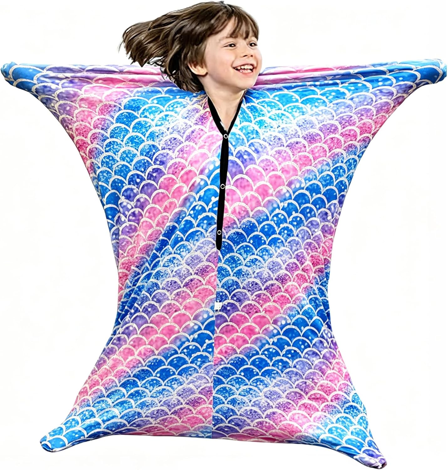 ThreeH Body Sock for Children Stretchable Sensory Sox 9-12 Years Breathable Cozy Sensory Sack for Boys, Girls, Large 56" x 28"