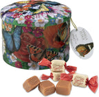Gardiners of Scotland Handmade Fudge, Butterfly Vanilla Fudge 7 Ounce Round Tin