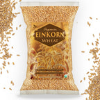 Einkorn Wheat Berries - 100% Certified Organic Einkorn Whole Wheat Grain (5 pounds) by PowerGrow Systems (Einkorn Wheat Berries 5 Pounds)