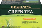 Bigelow Tea Classic Green Tea Decaffeinated, 20 Total Tea Bags (Pack of 1)