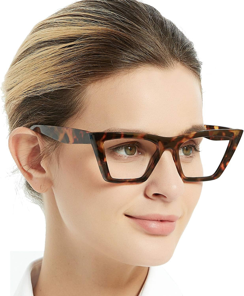 OCCI CHIARI Reading Glasses Women's Reader Cat Eye Eyeglasses 0 1.0 1.25 1.5 1.75 2.0 2.25 2.5 2.75 3.0 3.5 4.0 5.0 6.0 (Brown,250)