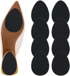 Non Slip Shoe Pads, GADEBAO Self Adhesive Anti Slip Shoe Grips on Bottom of Shoes, Odorless Silicone Pads, High Heels Non Skid Sole Protector Stickers (Black-8 pcs)