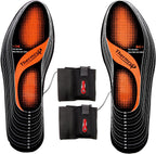 Thermrup Electric Heated Insoles Foot Warmers Rechargeable Li-Ion Battery(4 Temperature Settings) Size 4.5-14, Far Infrared, High Temperature