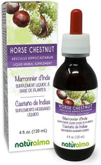 Naturalma Horse Chestnut (Aesculus hippocastanum) Seed Alcohol-Free Tincture - 4 fl oz Liquid Extract in Drops - Herbal Supplement - Vegan