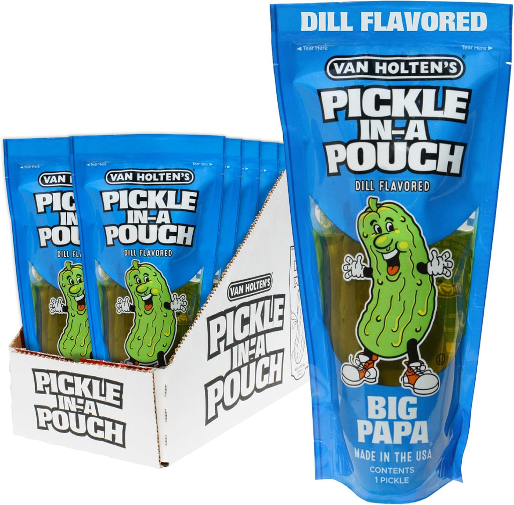 Van Holten's Pickles - Big Papa Pickle-In-A-Pouch - 12 Pack