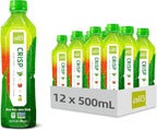 ALO Aloe Vera Juice Drink | CRISP - Fuji Apple + Pear | 16.9 fl oz, Pack of 12 | Plant-Based Drink with Real Aloe Pulp