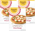 Simple Mills Almond Flour, Cauliflower Pizza Dough Mix, Gluten Free, Made with whole foods, 3 Count (Packaging May Vary)