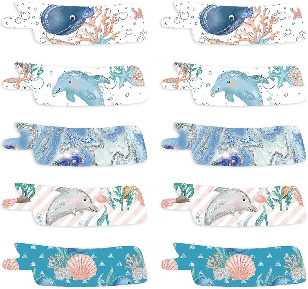 Nasogastric or Oxygen Tube precut Adhesive Tape Ocean Mix x 10 Pack. (Right Side)