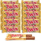 Twix Candy Bars Bulk: 50g Individually Wrapped Full-Size Caramel Cookie Bars - Satisfy Your Sweet Tooth with Twix! (Purpalia Packaging) (16 Pack)