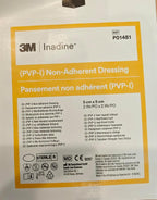 Inadine Iodine Non-Adherent Dressings 5cm x 5cm (x25) by Systagenix