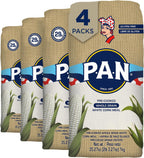 P.A.N. Whole Grain White Corn Meal – Pre-cooked Gluten Free and Kosher Flour for Arepas (2.2 lb/Pack of 4)