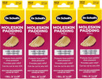Dr. Scholl's Moleskin Plus Padding Roll 1 Each (Pack of 4)