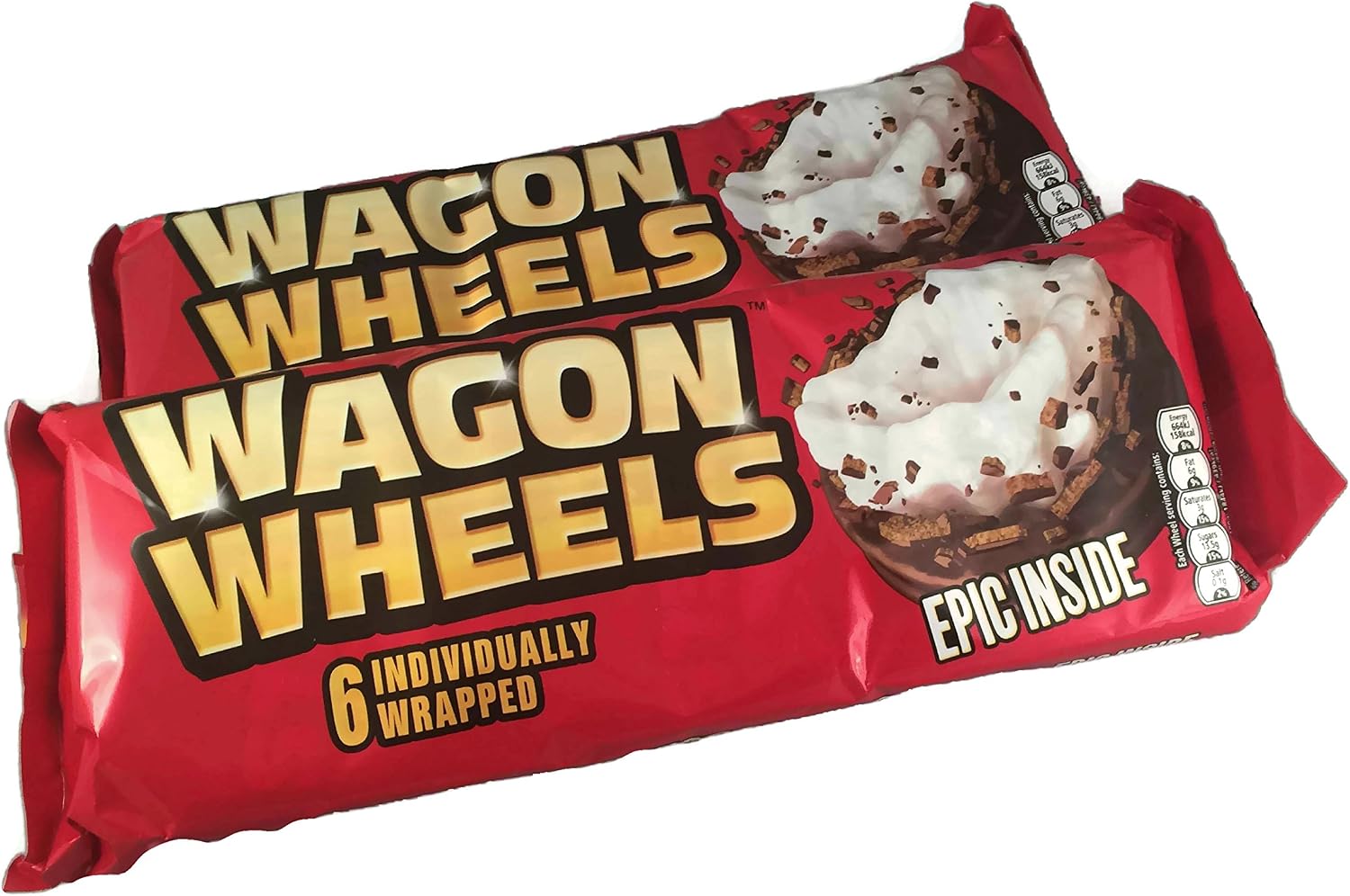Burton's Wagon Wheels Original (6 per pack - 216g) - Pack of 2