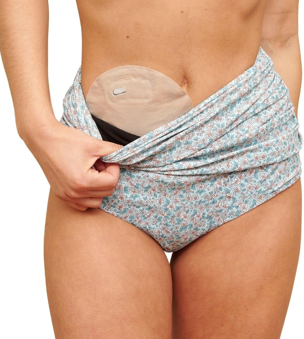 SIIL Ostomy Bag Covers for Swimming - BIKINI - Ostomy Swimwear Colostomy & Ileostomy Bag Covers for Women (Made in Europe)