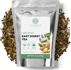 Organic Easy Digest Tea 4 oz. (113g), USDA Certified Organic Digestive Tea for Stomach Ease Tummy and Gut Health, Gas Digestion Relief, Bloating and Belly Comfort, Loose Leaf