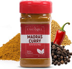 Eastanbul Madras Curry Powder, 5.64oz, Traditional Indian Spice Blend, Madras, Authentic Curry Seasoning, All-Natural, Very Low Sodium, No MSG, No Filler, Gluten Free, Vegan