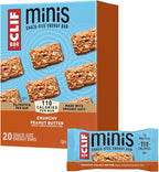 CLIF BAR Minis - Crunchy Peanut Butter - Made with Organic Oats - 5g Protein - Non-GMO - Plant Based - Snack-Size Energy Bars - 0.99 oz. (20 Pack)