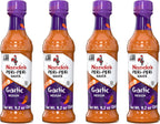 Nando's PERi PERi Garlic Sauce - Medium Heat Tangy Flavor | Gluten Free Hot Sauce, 9.1 oz Bottles (4 Pack)
