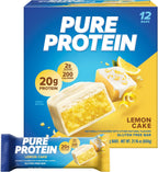 Pure Protein Pure Protein Bars, High Protein, Nutritious Snacks To Support Energy, Lemon Cake, 12 Count, 12 Count