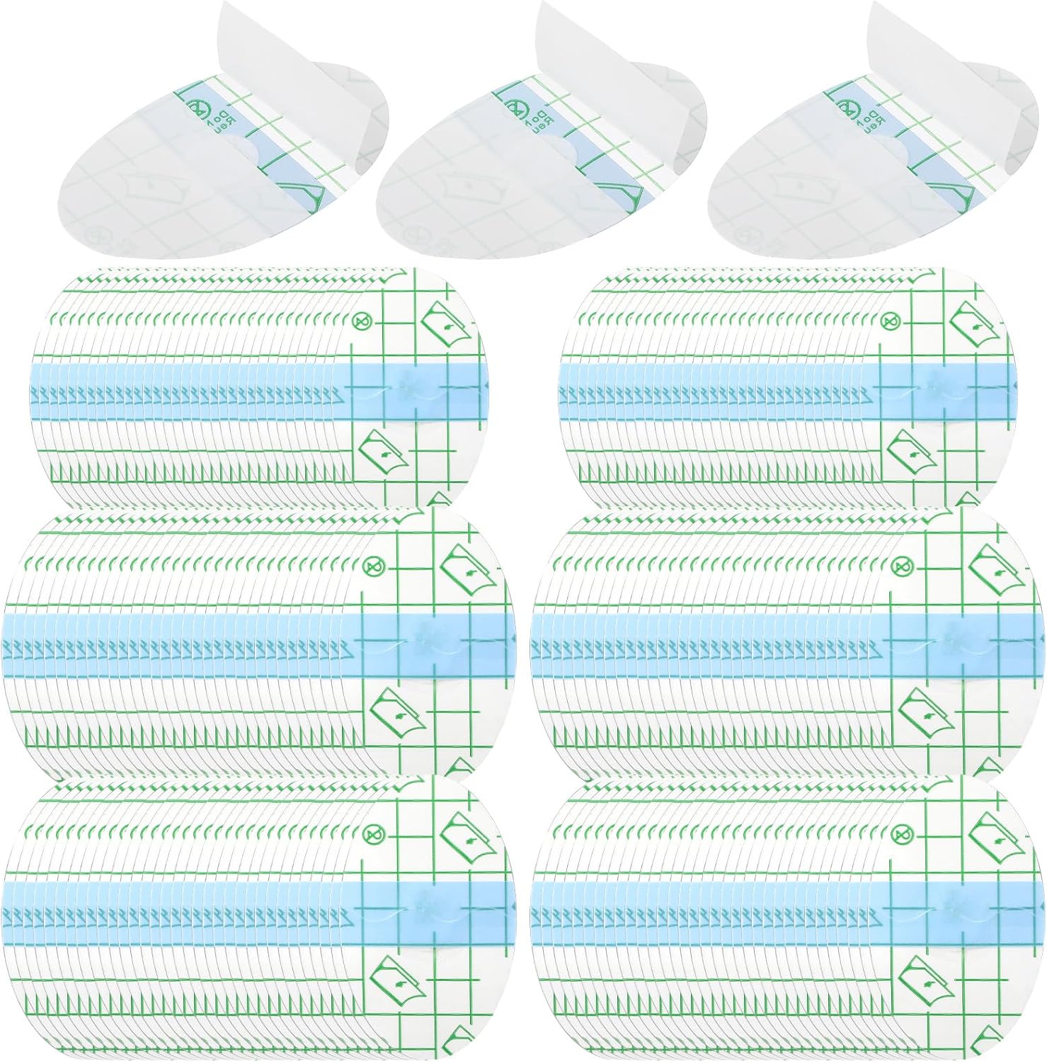 120 Pcs Waterproof Ear Stickers Disposable Ear Cover for Shower, Swimming Ears Stickers Ears Protection for HairWashing, Swimming, Bath and Other Water Sports