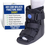 Brace Direct Air Cam Walker Fracture Boot - Short - Orthopedic Medical Walking Boot for Foot & Ankle Fractures, Sprains & Injury Stabilization Size M (Men’s US 7.5-10 / Women’s US 8.5-11.5)