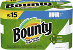 Bounty Select-A-Size Paper Towels, 6 Double Plus Rolls = 15 Regular Rolls