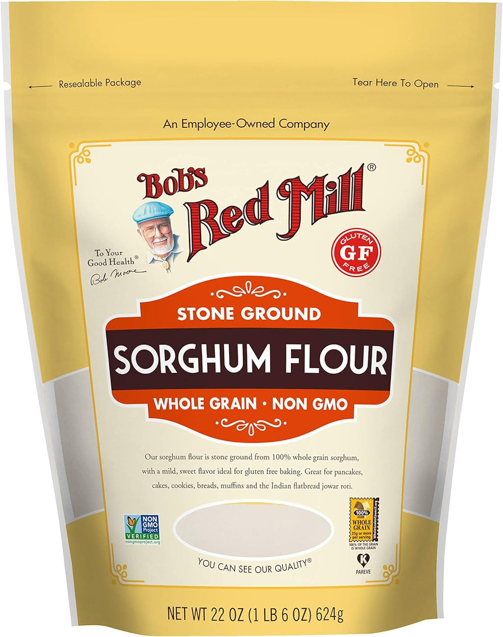 Bobs Red Mill - Sweet Sorghum Flour Gluten-Free 22 oz