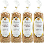 Bartolini Umbrian Lentils 17.6 oz. (500g) (Pack of 4) Dry Lentils from Italy - Perfect for Lentil Soup - Green and Brown - Dried Lenticchie - Umbria Whole
