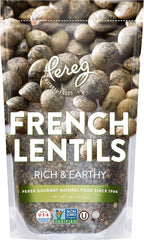 Pereg Du Puy French Green Lentils (16 Oz) - Lentil Beans Dry - Non-GMO & Additive Free - Ideal for Stews, Indian Curries, Tacos & Soups - Vegan Diet-Friendly - High In Protein & Fiber